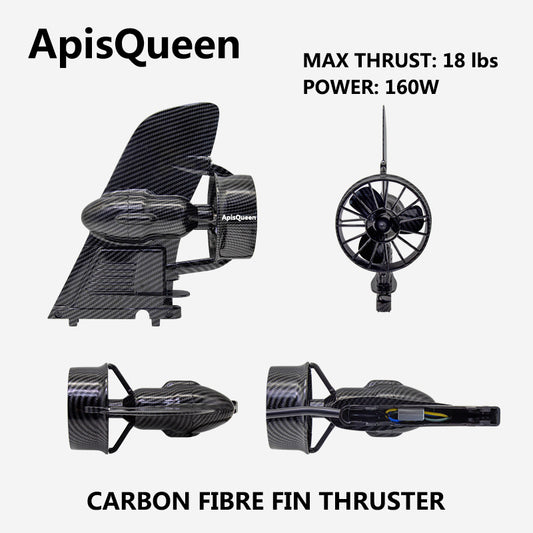 APISQUEEN U18L 18LB New Electric Fin Electric Thruster Fin for Surfboard