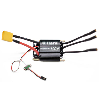 APISQUEEN 20A/70A/90A/120A 2-6S lipo o'hara esc 2 em 1 ， esc/thruster para barcos de corrida