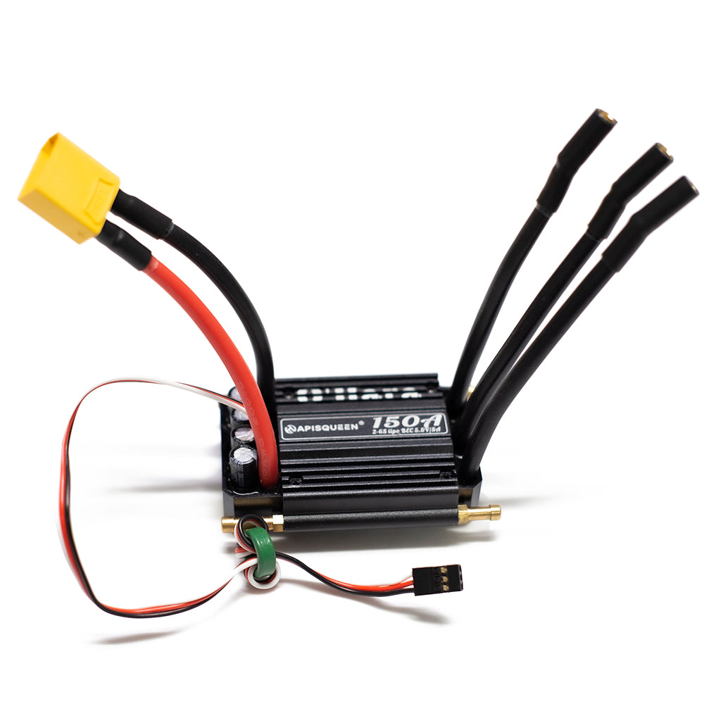 APISQUEEN 20A/70A/90A/120A 2-6S lipo o'hara esc 2 em 1 ， esc/thruster para barcos de corrida