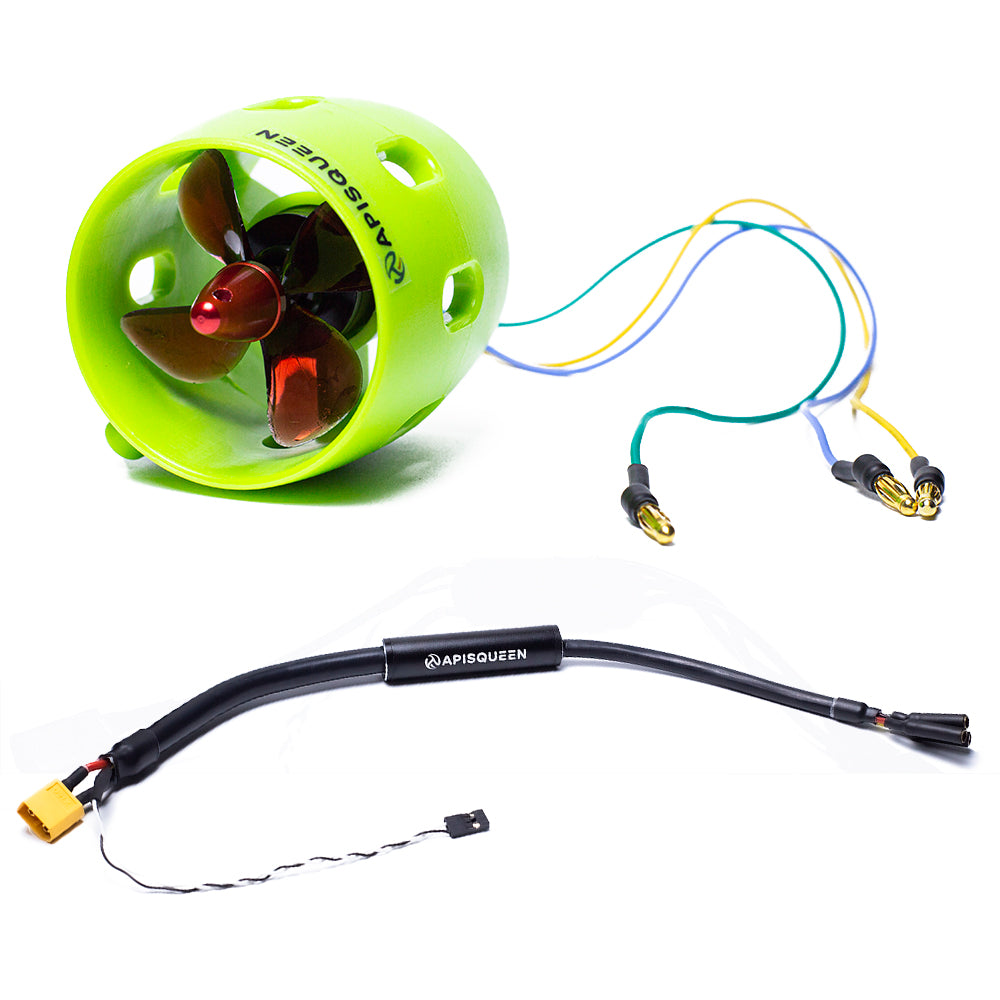 APISQUEEN 12-24V(3S-6S LiPo)U01 bürstenloses Unterwasserstrahlruder für Rov/Boot/Unterwasserroboter