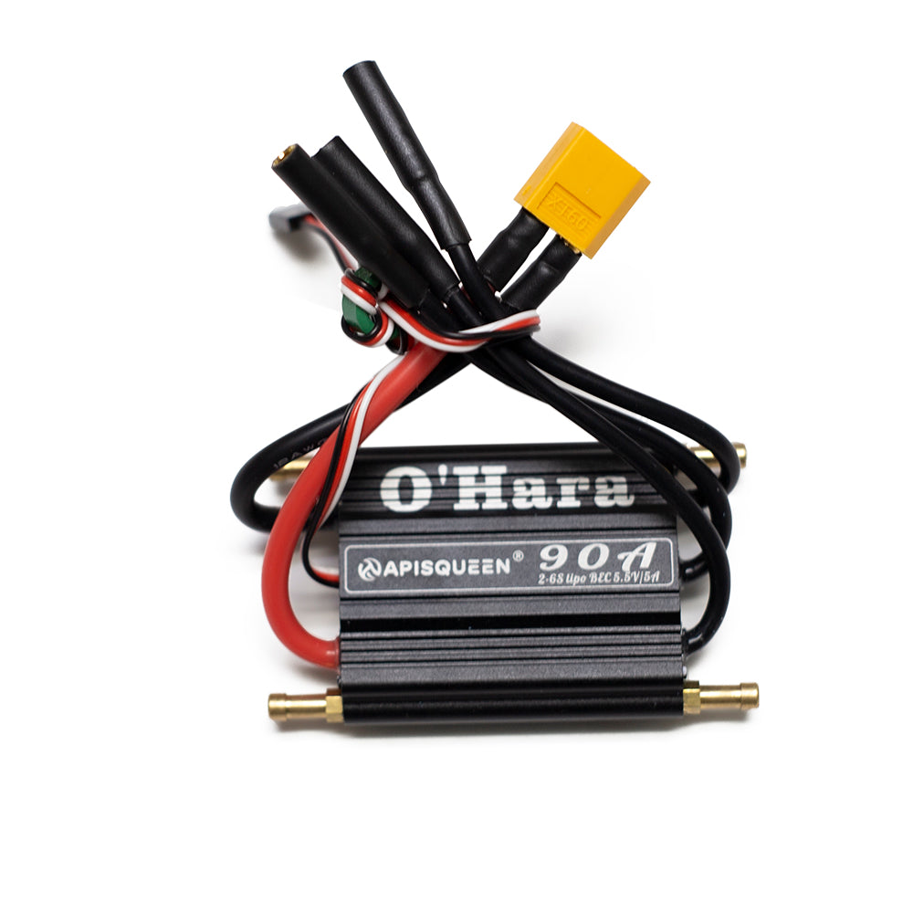 APISQUEEN 20A/70A/90A/120A 2-6S lipo o'hara esc 2 em 1 ， esc/thruster para barcos de corrida