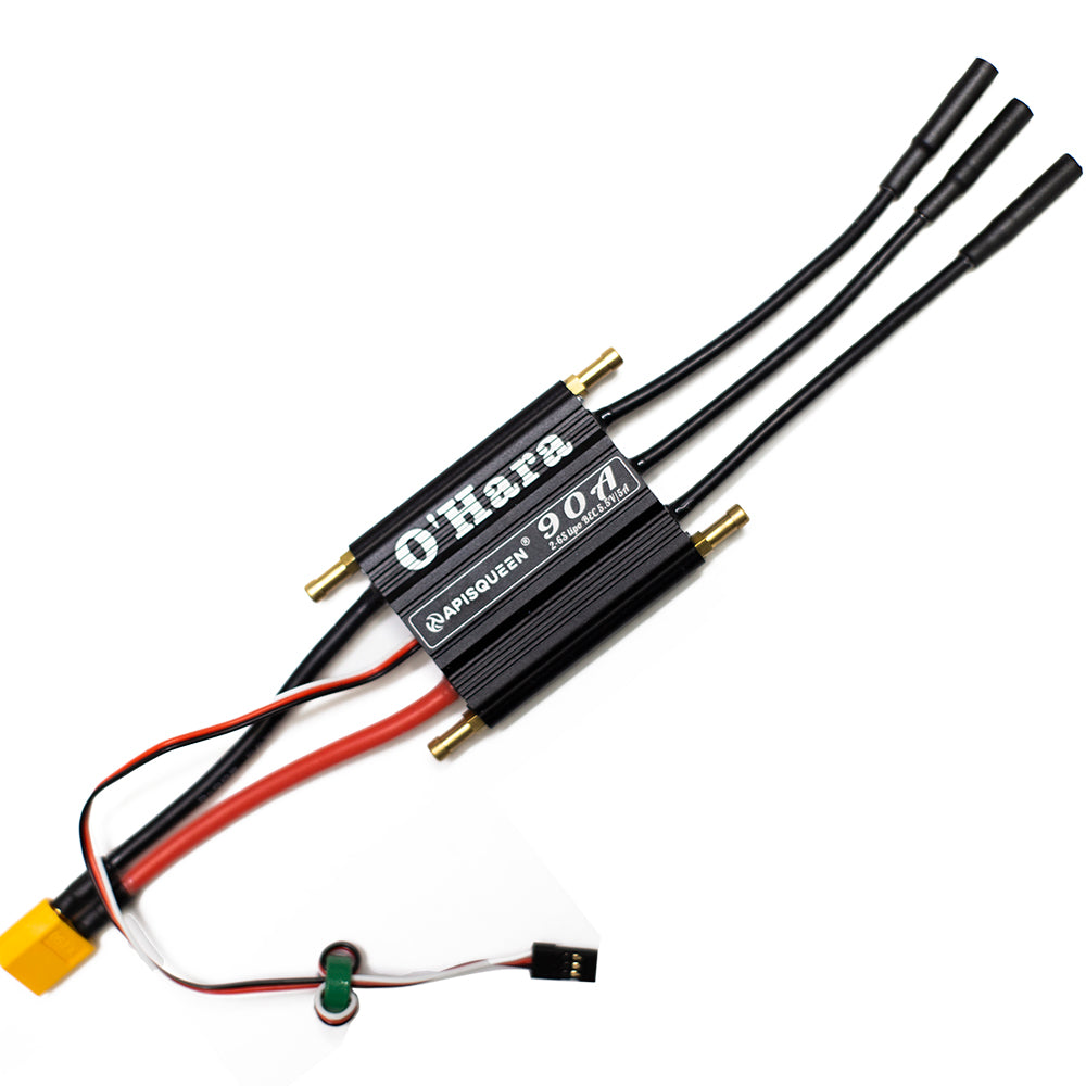 APISQUEEN 20A/70A/90A/120A 2-6S lipo o'hara esc 2 em 1 ， esc/thruster para barcos de corrida