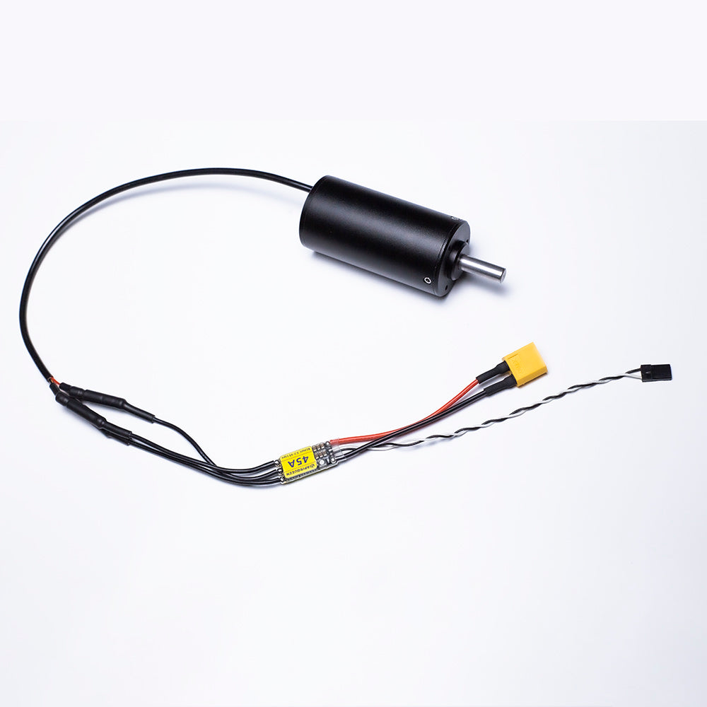 Apisqueen 12-24v 0-200rpm 4092 Ip68 Brushless DC Waterproof Motor, Low Speed Motor for Rov/Boat/Underwater Thruster