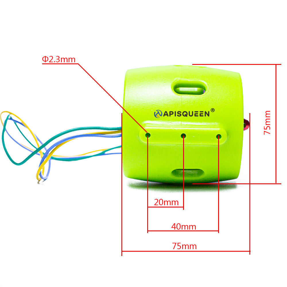 APISQUEEN U01 12-16V IP68 Small Underwater Propeller, Toy Boat Motor Kit for DIY Remote Control Robot ROV Underwater Camera Bait Boat Pull Net Boat