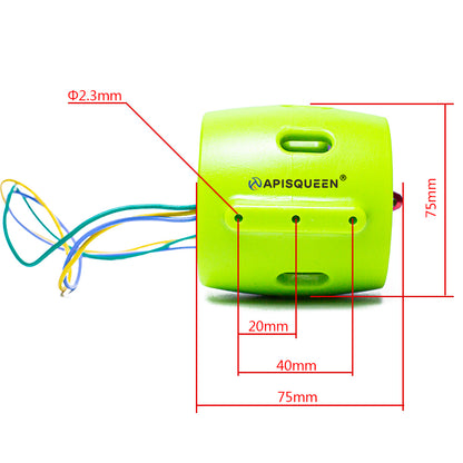 APISQUEEN 12-24V(3S-6S LiPo)U01 propulsor subaquático sem escovas para robôs subaquáticos/barcos/robôs subaquáticos