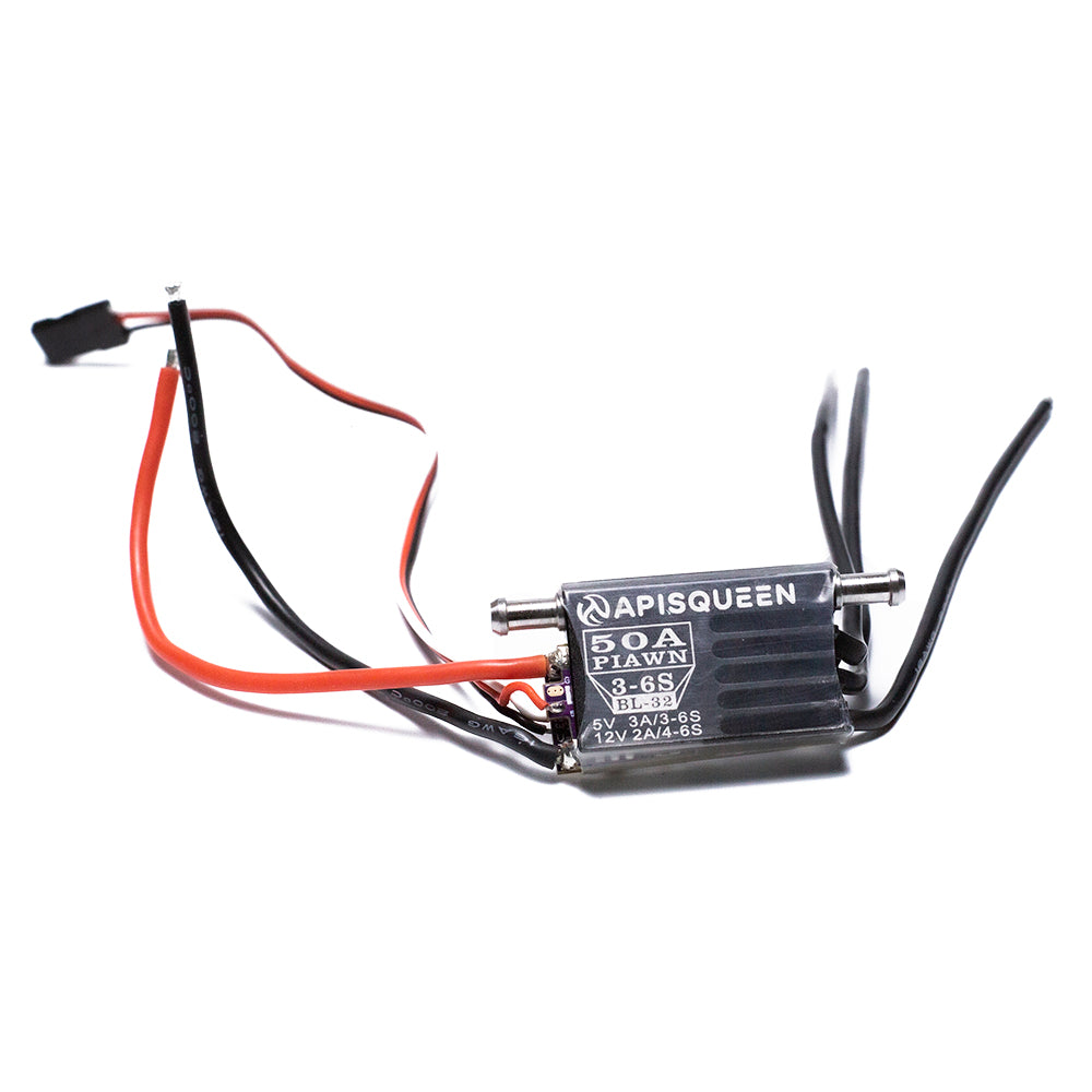 APISQUEEN 50A 3-6S prawn esc electronic speed controllers for mini hydro/boat