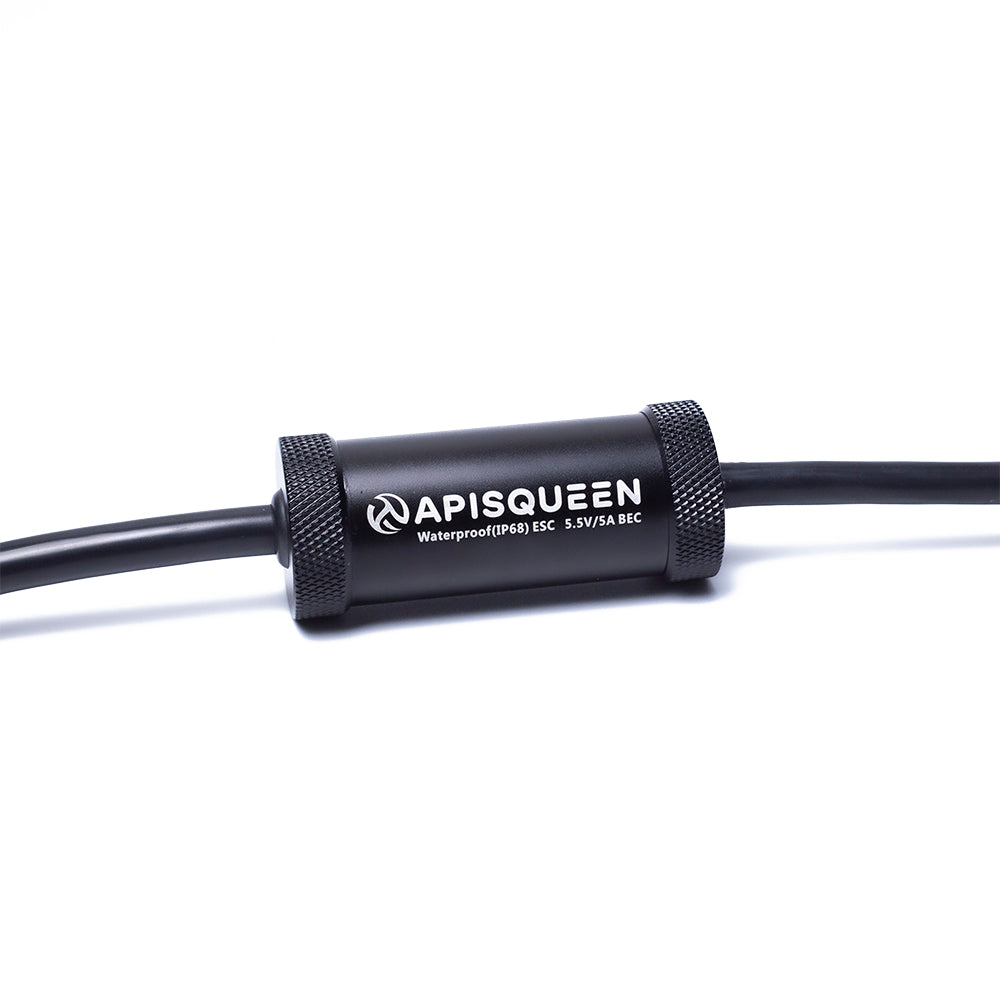 APISQUEEN 2-6s 100a Esc with 5.5v 3a Bec for Underwater Thruster and Motor