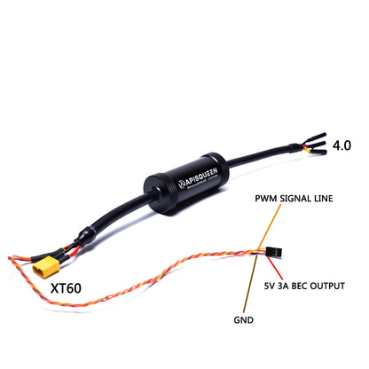 APISQUEEN 2-6s 100a Esc with 5.5v 3a Bec for Underwater Thruster and Motor