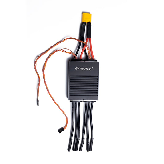 APISQUEEN Gemini 100A 3-7S esc 2-in-1, contrôle de deux moteurs/hélices