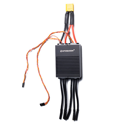 APISQUEEN gemini 100A 3-7S esc 2-in-1 ，controls tow motors/thruster