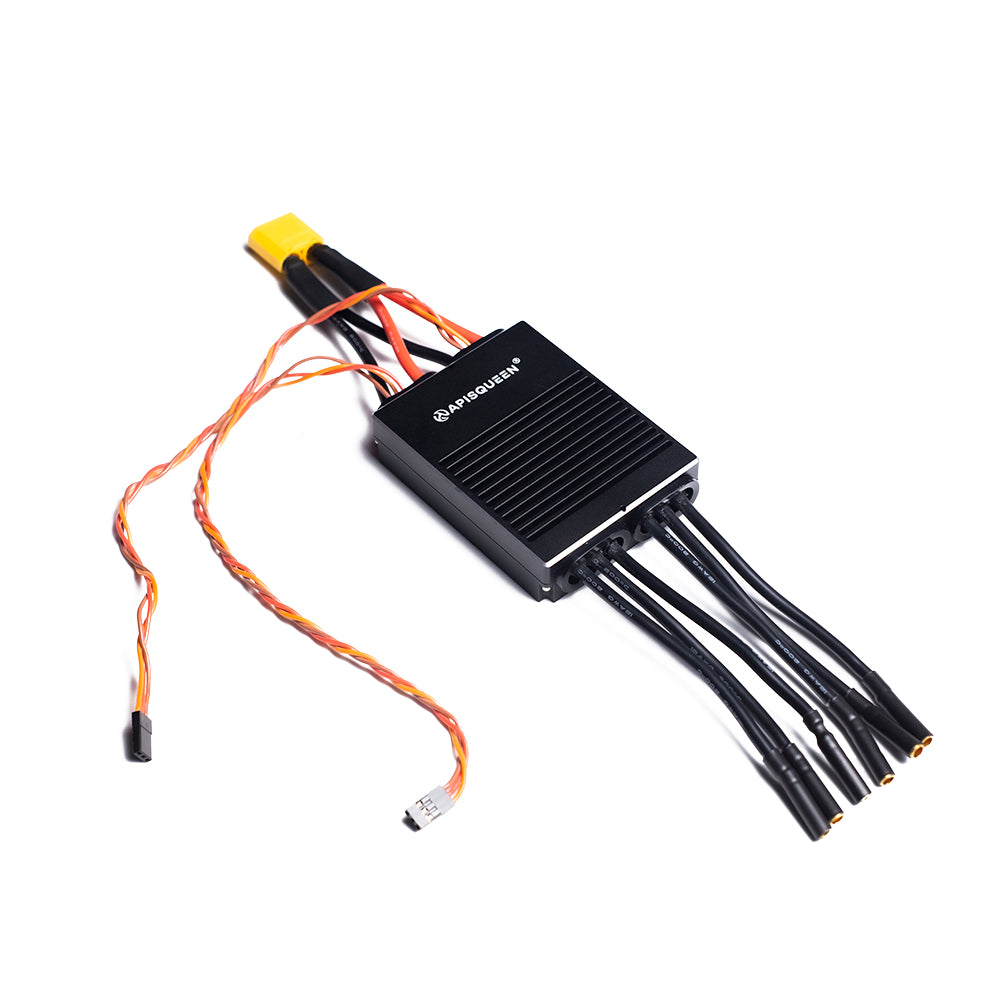 APISQUEEN gemini 100A 3-7S esc 2-in-1 ，controls tow motors/thruster