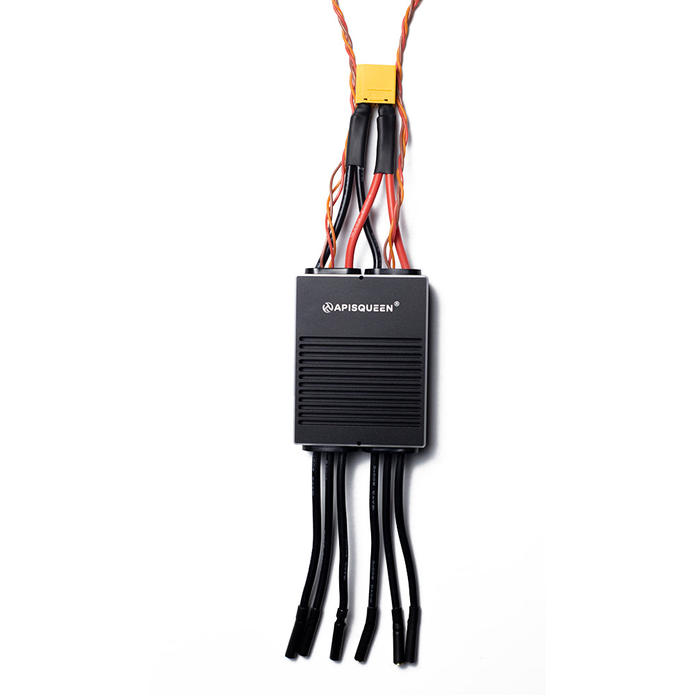 APISQUEEN Gemini 100A 3-7S esc 2-in-1, contrôle de deux moteurs/hélices