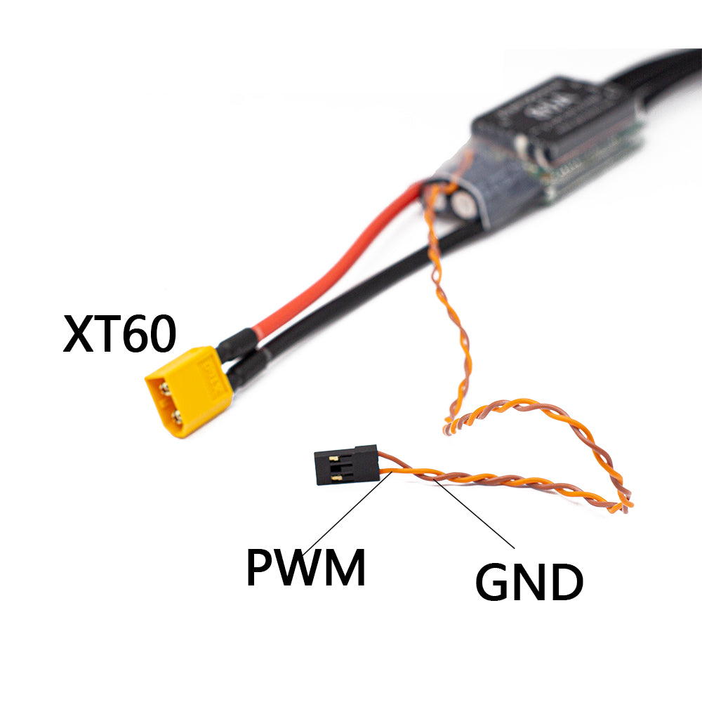 APISQUEEN 12S Feather ESC 80A 16-50.4V for thruster/brushless motor etc.