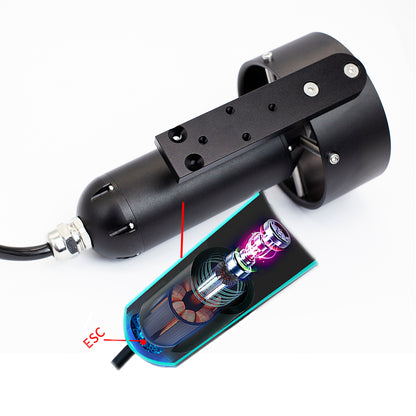 APISQUEEN 8.4-25V U9 brushless underwater thruster with esc for rov/unmanned boat/robotics