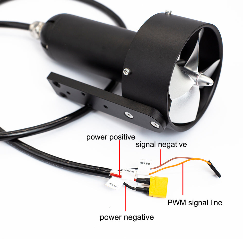 APISQUEEN 8.4-25V U9 propulsor subaquático sem escovas com esc para rov/barco não tripulado/robótica