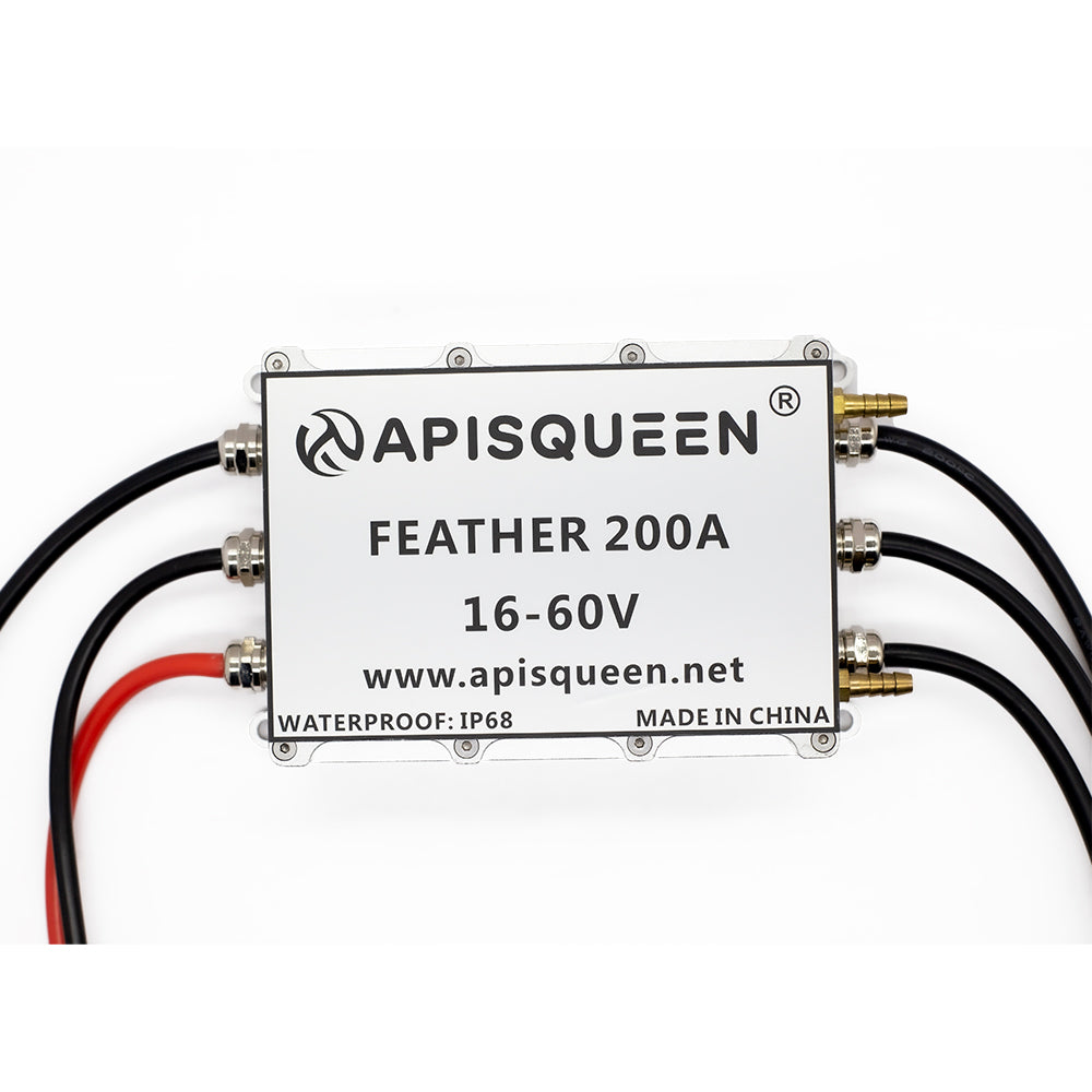 APISQUEEN 16-60V High pressure brushless 200a ESC for hydrofoils/underwater propellers/brushless motors.