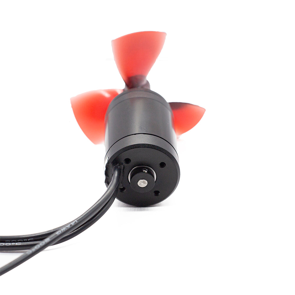 APISQUEEN 12V/24V brushless DC electric motor underwater thruster X5 500w with 60mm propeller for boats, ROV, etc.