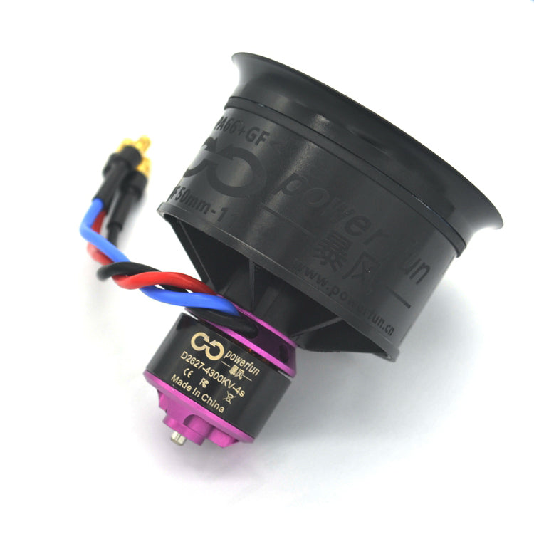 50mm EDF 4S 4300KV 950g thrust belt 11 blades electric ducted fan for aircraft model aircraft jet engine